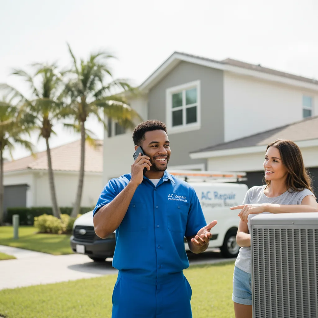 AC Repair Pompano Beach customer support in Dane